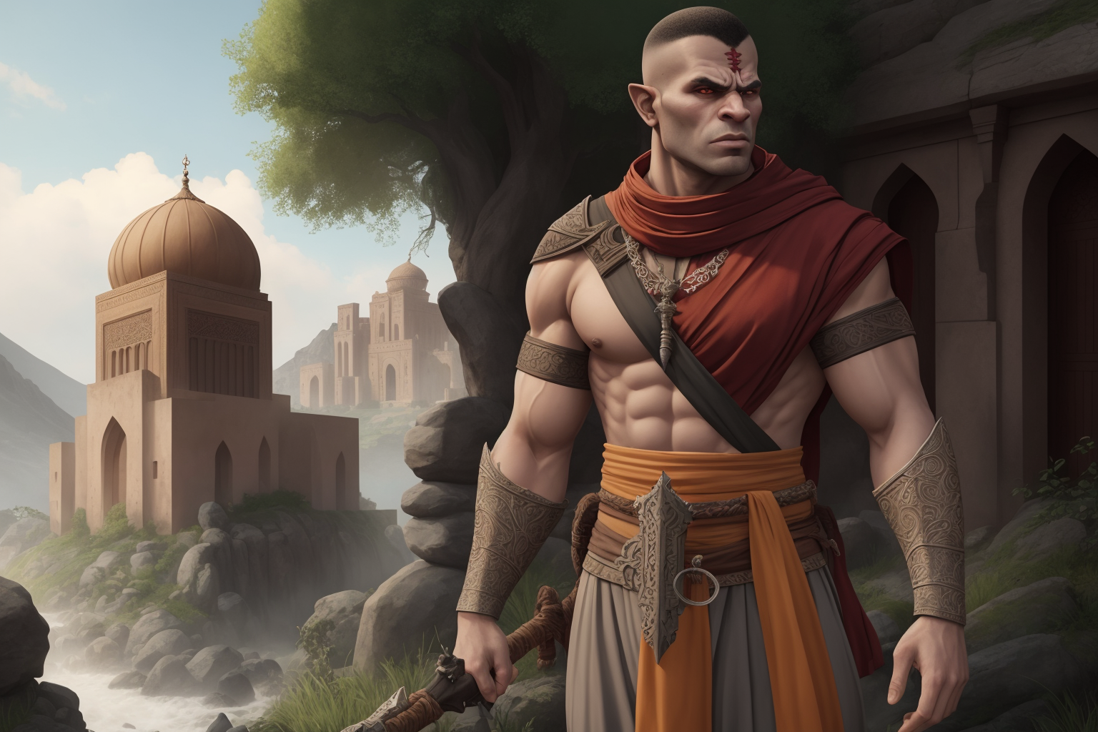 07540-1812082766-([Arabic_Norman] style_1.2) (stoic_1.2) (male_1.2) half orc (monk) (conservative outfit_1.2) (sneaking_1.2) ruins exterior BREAK.png